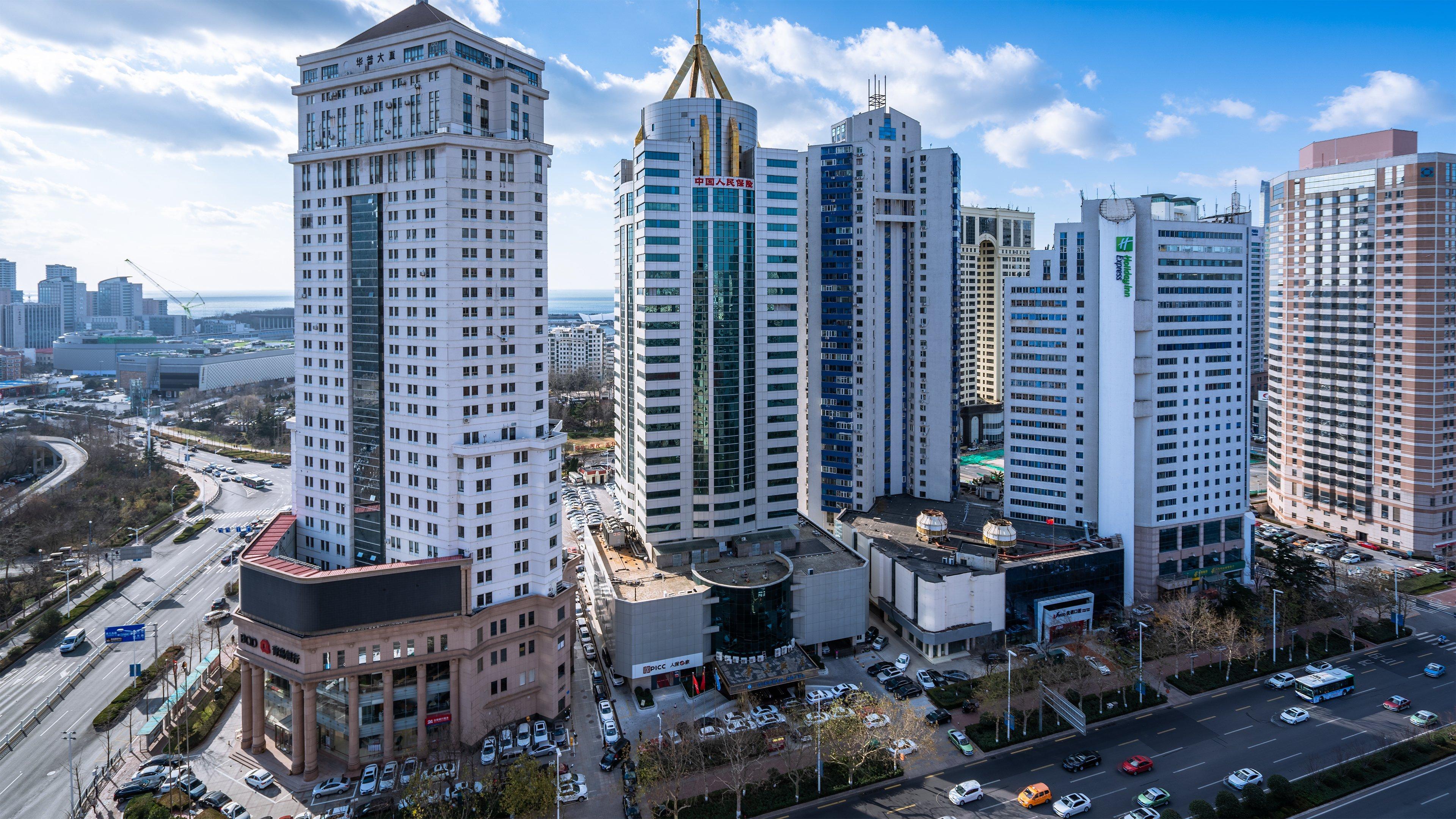 Holiday Inn Express Qingdao City Center By Ihg Exteriér fotografie